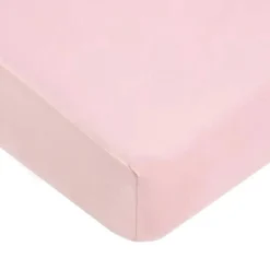American Baby -100% Cotton Knit Jersey Fitted Crib Sheet, Pink