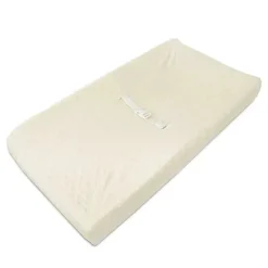 American Baby - Heavenly Soft Minky Dot com contorno para trocador de fraldas, bege