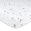 American Baby - Lençol de berço 100% algodão estampado, malha justa, Super Stars