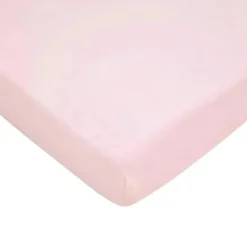 American Baby - Mini lençol de berço ajustado 24 x 38, lençol portátil de jérsei 100% algodão, rosa bebê