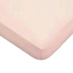 American Baby - Mini Lençol de Berço 24 x 38, Lençol Portátil 100% Algodão Jersey, Blush