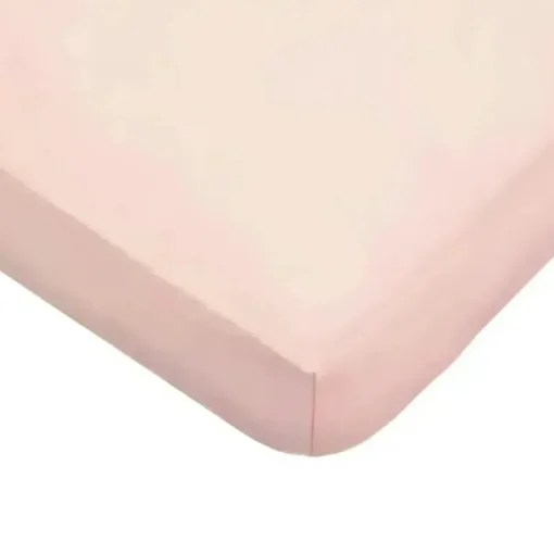 American Baby - Mini Lençol de Berço 24 x 38, Lençol Portátil 100% Algodão Jersey, Blush