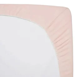 American Baby - Mini Lençol de Berço 24 x 38, Lençol Portátil 100% Algodão Jersey, Blush