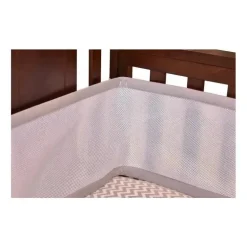 Amortecedores Kidiway Kidilove Cinza 3D de Malha para Berço