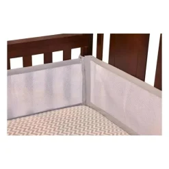 Amortecedores Kidiway Kidilove Cinza 3D de Malha para Berço