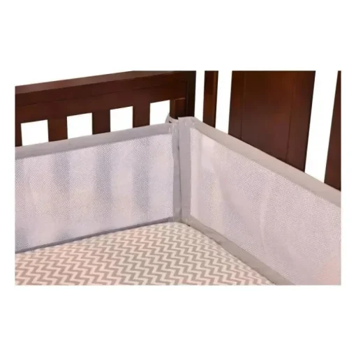 Amortecedores Kidiway Kidilove Cinza 3D de Malha para Berço
