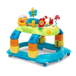 Andador de bebê Delta 360 com salto - azul