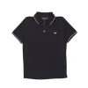 Armani - Baby Boy Essential Shorts Sleeve Polo, Blue