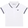 Armani Baby - Boy Essential Short Sleeve Polo, White