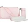 Armani Baby - Conjunto de bolsa múmia com placa de águia, rosa