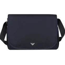 Armani Baby - Conjunto de bolsa múmia com placa de águia, azul marinho