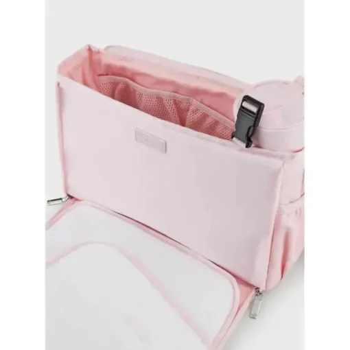 Armani Baby - Conjunto de bolsa múmia com placa de águia, rosa
