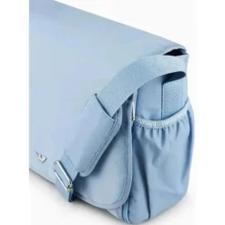 Armani Baby - Conjunto de bolsa múmia com placa de águia, azul celeste