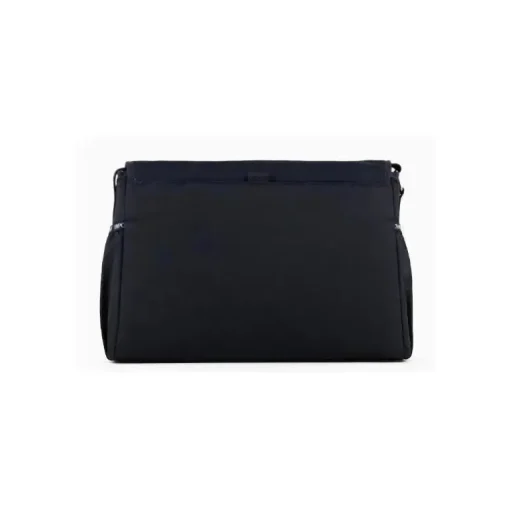 Armani Baby - Conjunto de bolsa múmia com placa de águia, azul marinho