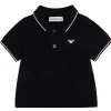 Armani Baby - Polo Essential de manga curta para menino, preto