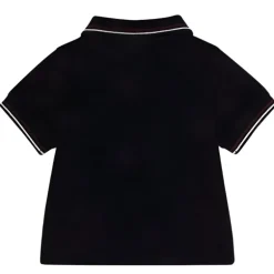Armani Baby - Polo Essential de manga curta para menino, preto