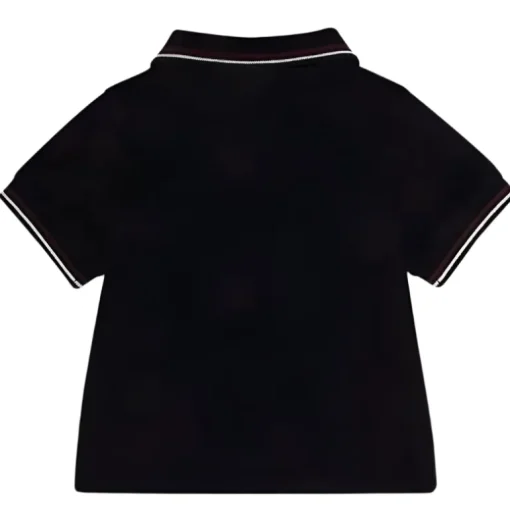 Armani Baby - Polo Essential de manga curta para menino, preto