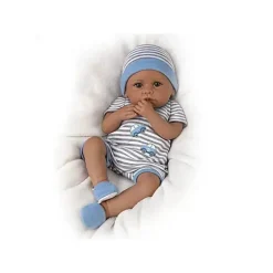 Ashton Drake - Baby Doll ativado por toque resmunga e tem um batimento cardíaco