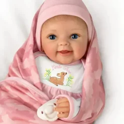Ashton Drake - Bebê realista com tema de veado Little Doe