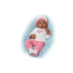 Ashton Drake - Linda Murray Jayla Baby Doll respira e tem batimentos cardíacos