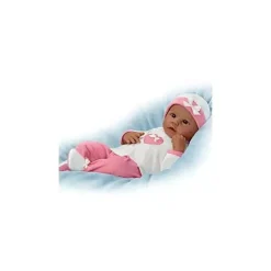 Ashton Drake - Linda Murray Jayla Baby Doll respira e tem batimentos cardíacos