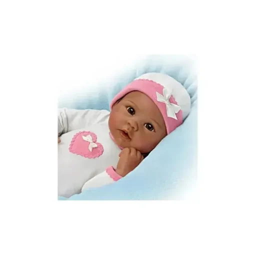 Ashton Drake - Linda Murray Jayla Baby Doll respira e tem batimentos cardíacos
