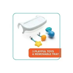 Assento de banho infantil de verão com brinquedos