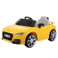 Audi Tt Sport Ride On 2.4GW/Controle Remoto com licença Millennium Baby - Amarelo
