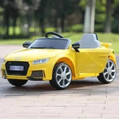 Audi Tt Sport Ride On 2.4GW/Controle Remoto com licença Millennium Baby - Amarelo