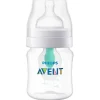 Avent - 1 unidade de mamadeira anti-cólica com ventilação sem ar, 4 onças, transparente