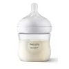 Avent - 1 unidade de mamadeira natural com bico de resposta natural, transparente, 4 onças