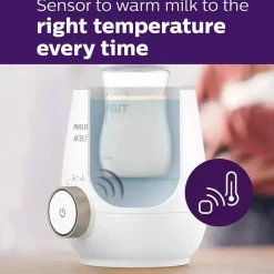 Avent - Aquecedor de Biberões Rápido, Branco