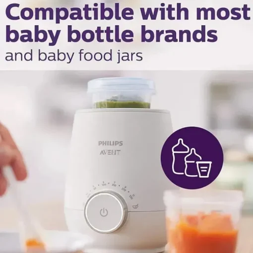 Avent - Aquecedor de Biberões Rápido, Branco