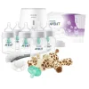 Avent - biberão anti-cólica com respiradouro sem ar conjunto para presente tudo em um