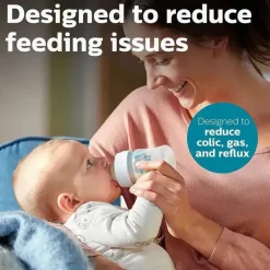 Avent - biberão anti-cólica com respiradouro sem ar conjunto para presente tudo em um
