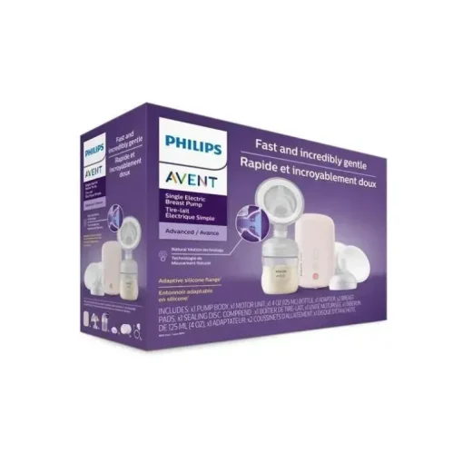Avent - Bomba de mama elétrica simples avançada com tecnologia de movimento natural