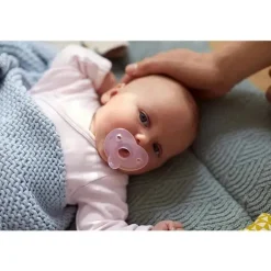 Avent - chupeta de coração 2Pk Soothie, 3/18M, rosa/roxo