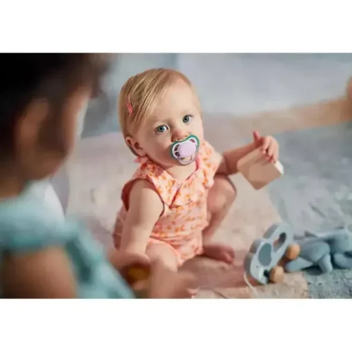 Avent - Chupeta 2Pk Ultra Air Fresco Lilás e Verde Pastel, 0/6M