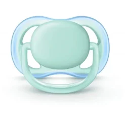 Avent - Chupeta Ultra Air 0-6M, Azul/Verde, 2 unidades