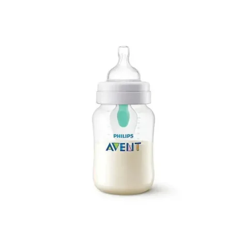 Avent - Garrafa anti-cólica de 3 unidades com ventilação sem ar, 9 onças, transparente