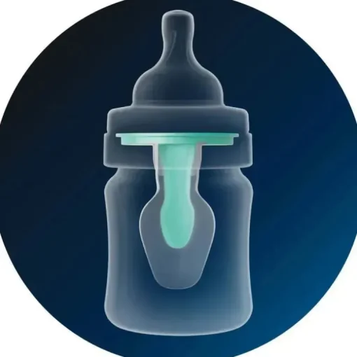 Avent - Garrafa anti-cólica de 3 unidades com ventilação sem ar, 4 onças, transparente
