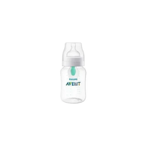 Avent - Garrafa anti-cólica de 3 unidades com ventilação sem ar, 9 onças, azul