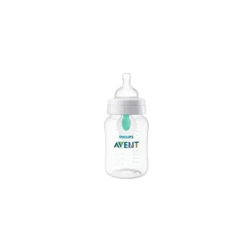 Avent - Garrafa anti-cólica de 3 unidades com ventilação sem ar, 9 onças, azul