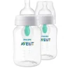 Avent - mamadeira anti-cólica 2 unidades com ventilação sem ar, 9 onças
