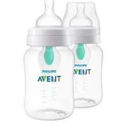 Avent - mamadeira anti-cólica 2 unidades com ventilação sem ar, 9 onças