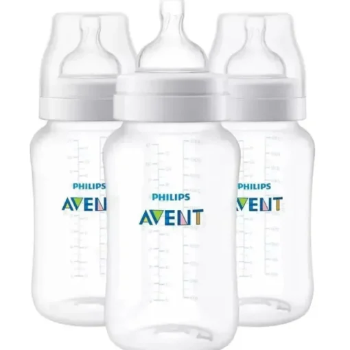 Avent - Mamadeira Anti-Cólica 3Pk, 11oz, Transparente