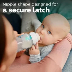 Avent - mamadeira anti-cólica 2 unidades com ventilação sem ar, 9 onças, transparente