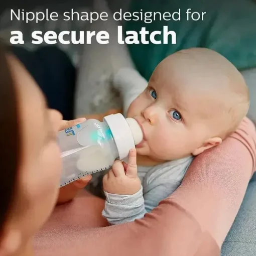 Avent - mamadeira anti-cólica 2 unidades com ventilação sem ar, 9 onças, transparente