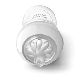 Avent - mamadeira de vidro natural de 3 unidades com bico de resposta natural, 8 onças