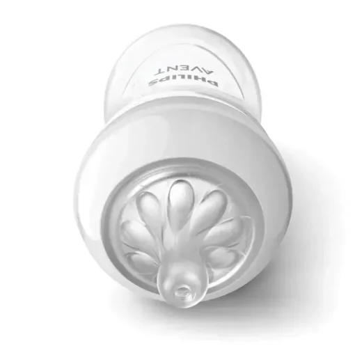 Avent - mamadeira de vidro natural de 3 unidades com bico de resposta natural, 8 onças
